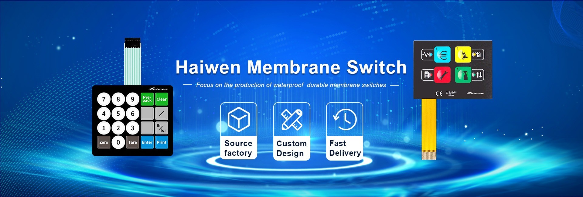 품질 PET 회로 멤브레인 스위치 공장